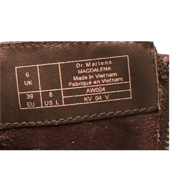 Dr. Marten Heeled Boots, Size 39 (8) - Picture 6 of 6